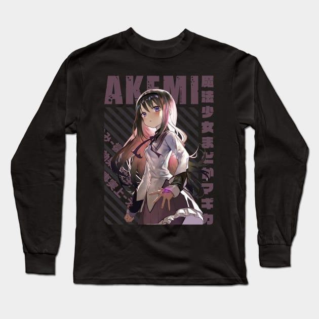 Mahou Shoujo Madoka☆Magica - Homura Akemi Long Sleeve T-Shirt by Recup-Tout